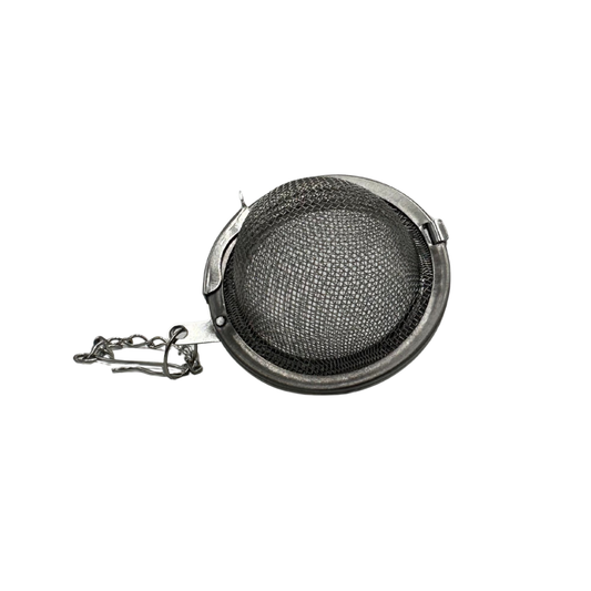 RVS Ronde Theezeef met kettinkje