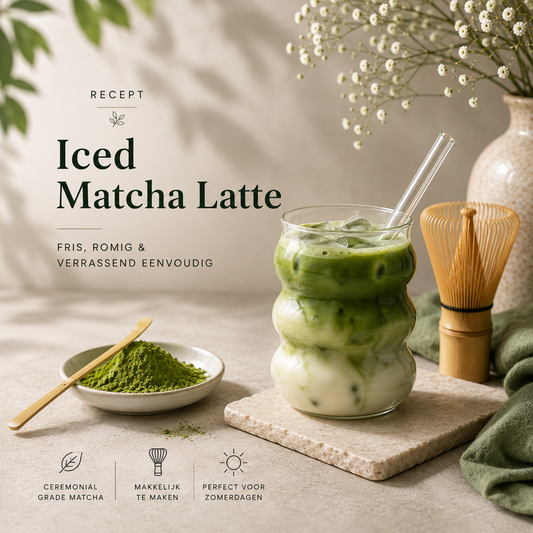 Iced Matcha Latte maken – Fris, romig en verrassend eenvoudig