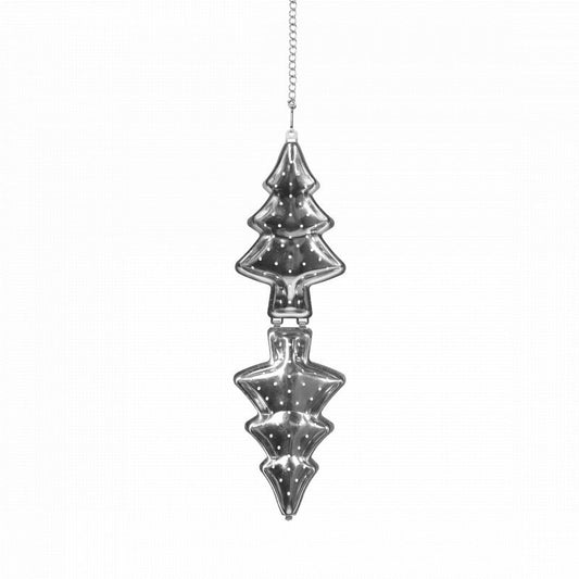 Kerstboom thee-ei RVS