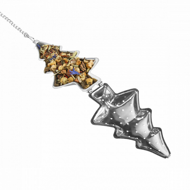 Kerstboom thee-ei RVS