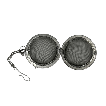 RVS Ronde Theezeef met kettinkje